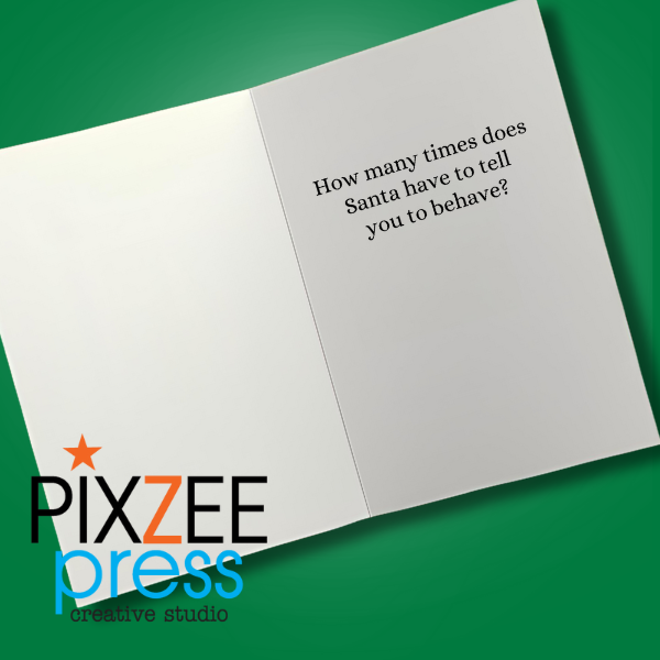 "Oh Ho No" - Holiday Greeting Card