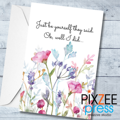 "Forgivezees" - Friendship Greeting Card