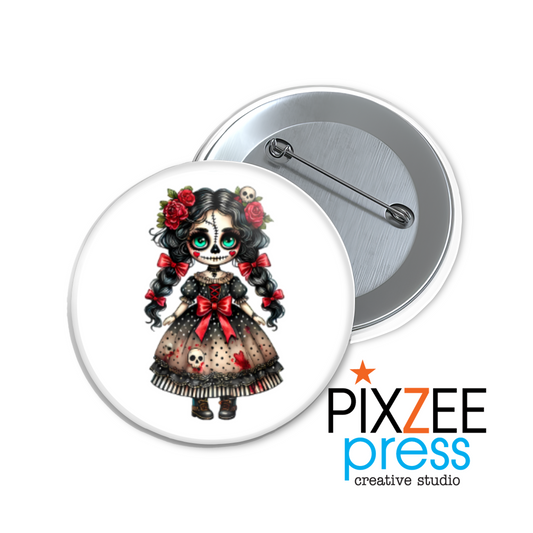 "Trixie Tombs" Collectible Pinback Button