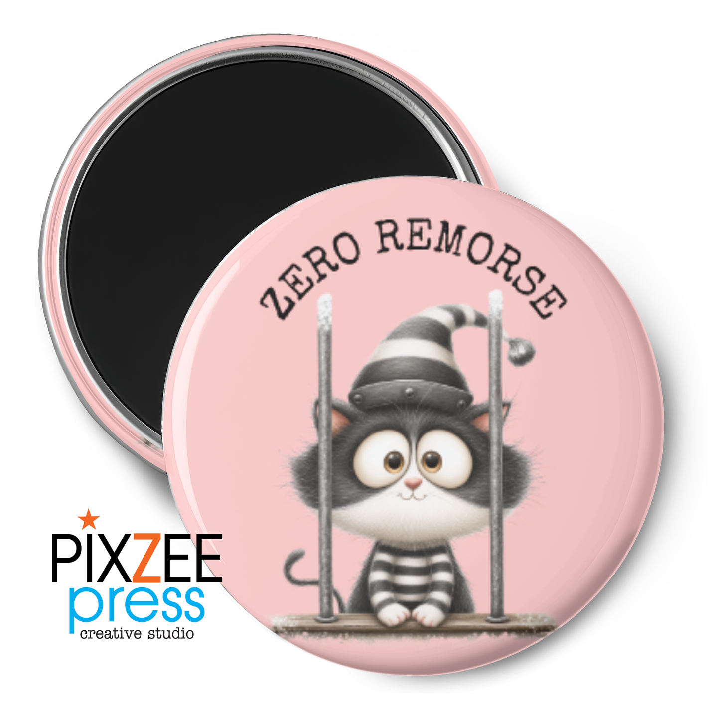 "Zero Remorse" Collectible Novelty Magnet