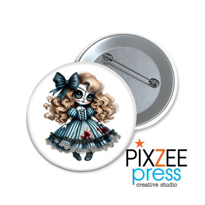 "Zelda Potwell" Collectible Pinback Button