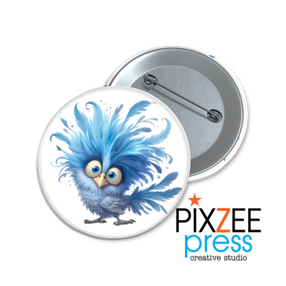 "Henrietta Featherbomb" Collectible Pinback Button