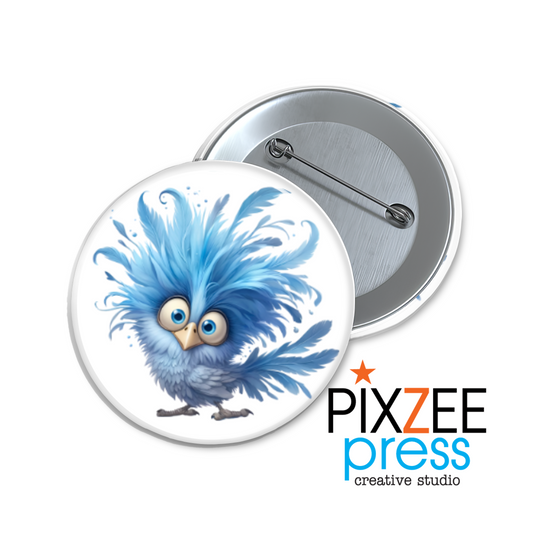 "Henrietta Featherbomb" Collectible Pinback Button