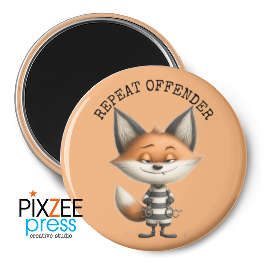 "Repeat Offender" Collectible Novelty Magnet