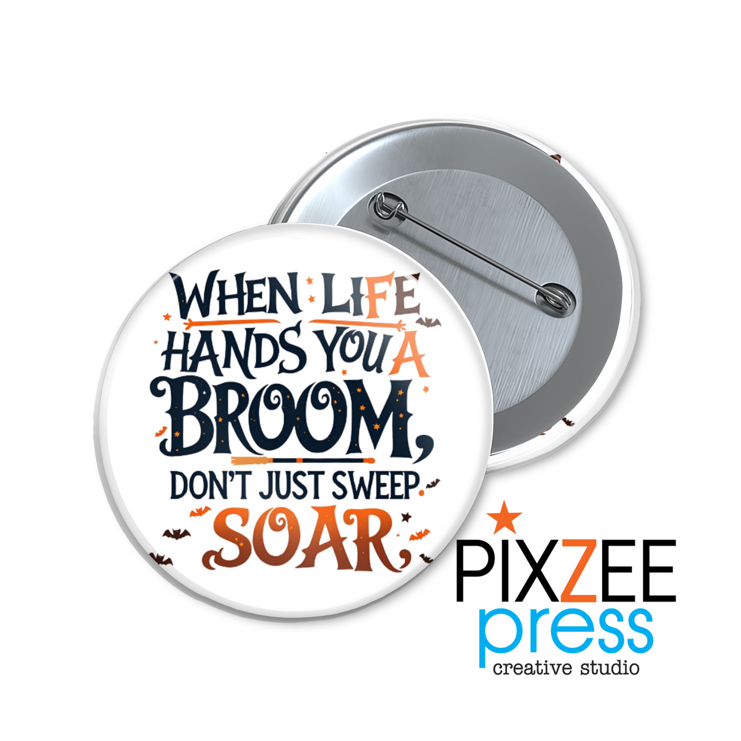 "Broom" Collectible Pinback Button
