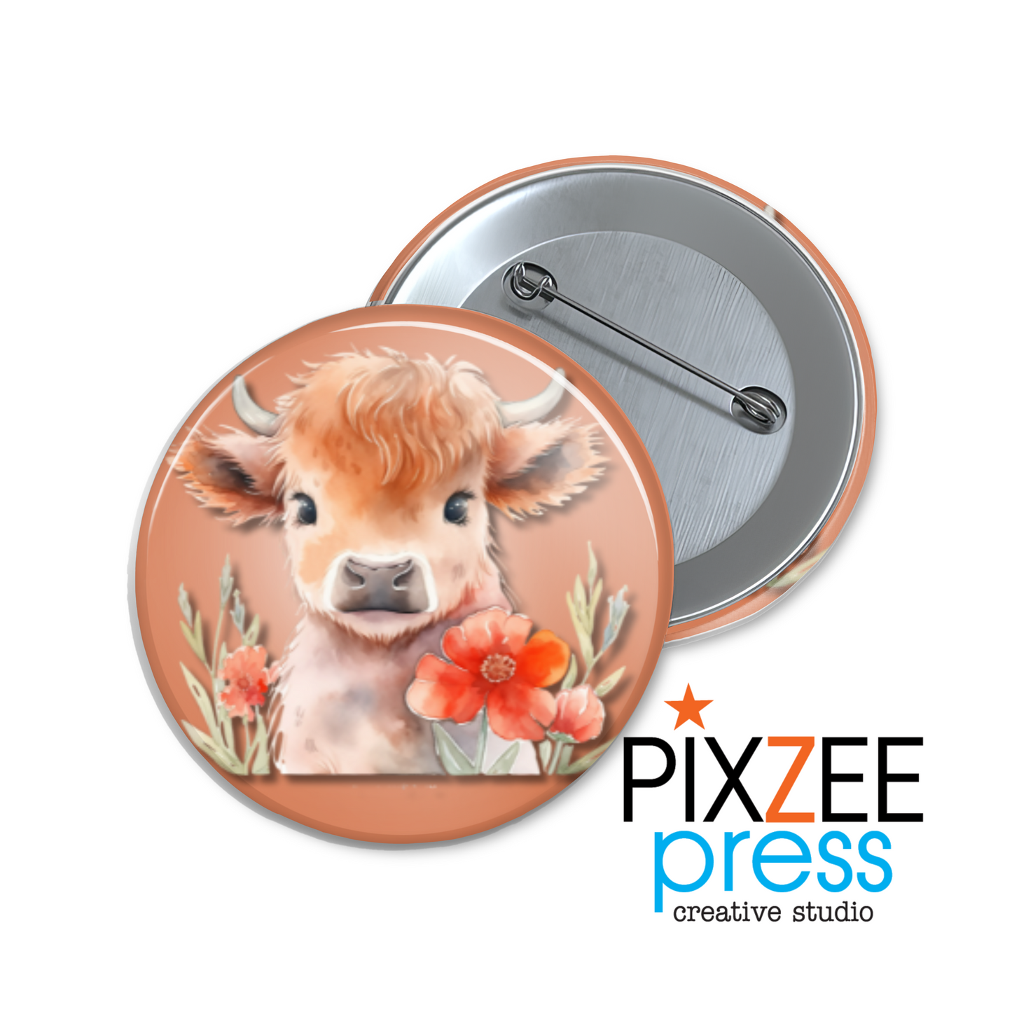 "Misss Moozie" Collectible Pinback Button