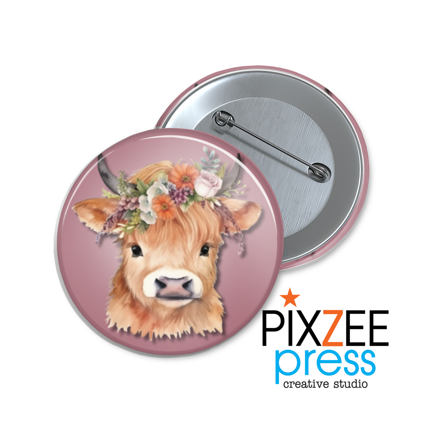 "Heather Haybale" Collectible Pinback Button