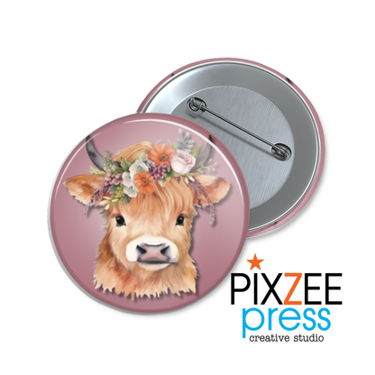 "Heather Haybale" Collectible Pinback Button