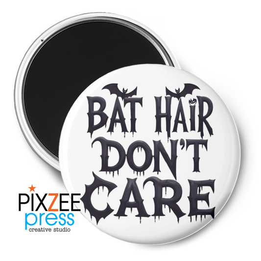 "Bat Hair" Novelty Halloween Magnet