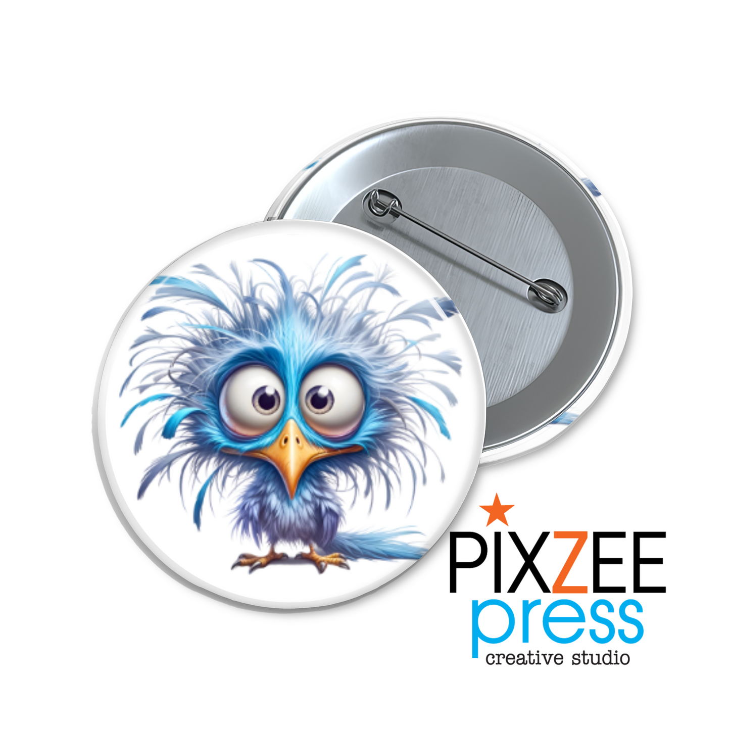 "Mildred McFlapper" Collectible Pinback Button