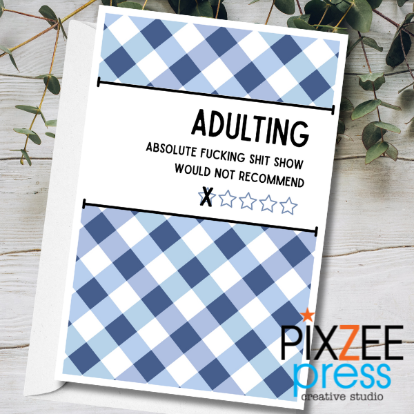 "Adulting" - Friendship Greeting Card