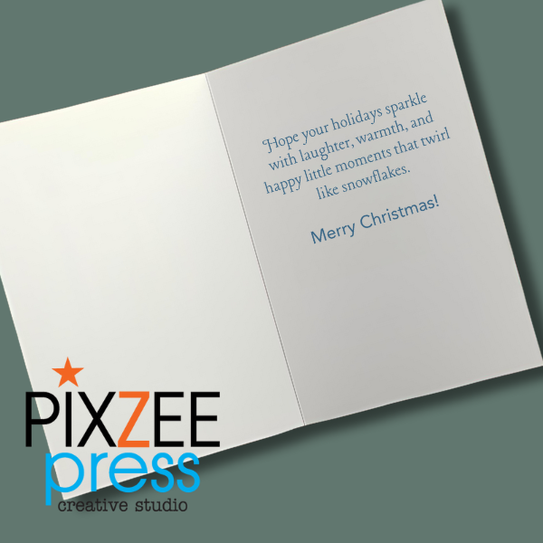 "Gnome Gliding By" - Holiday Greeting Card