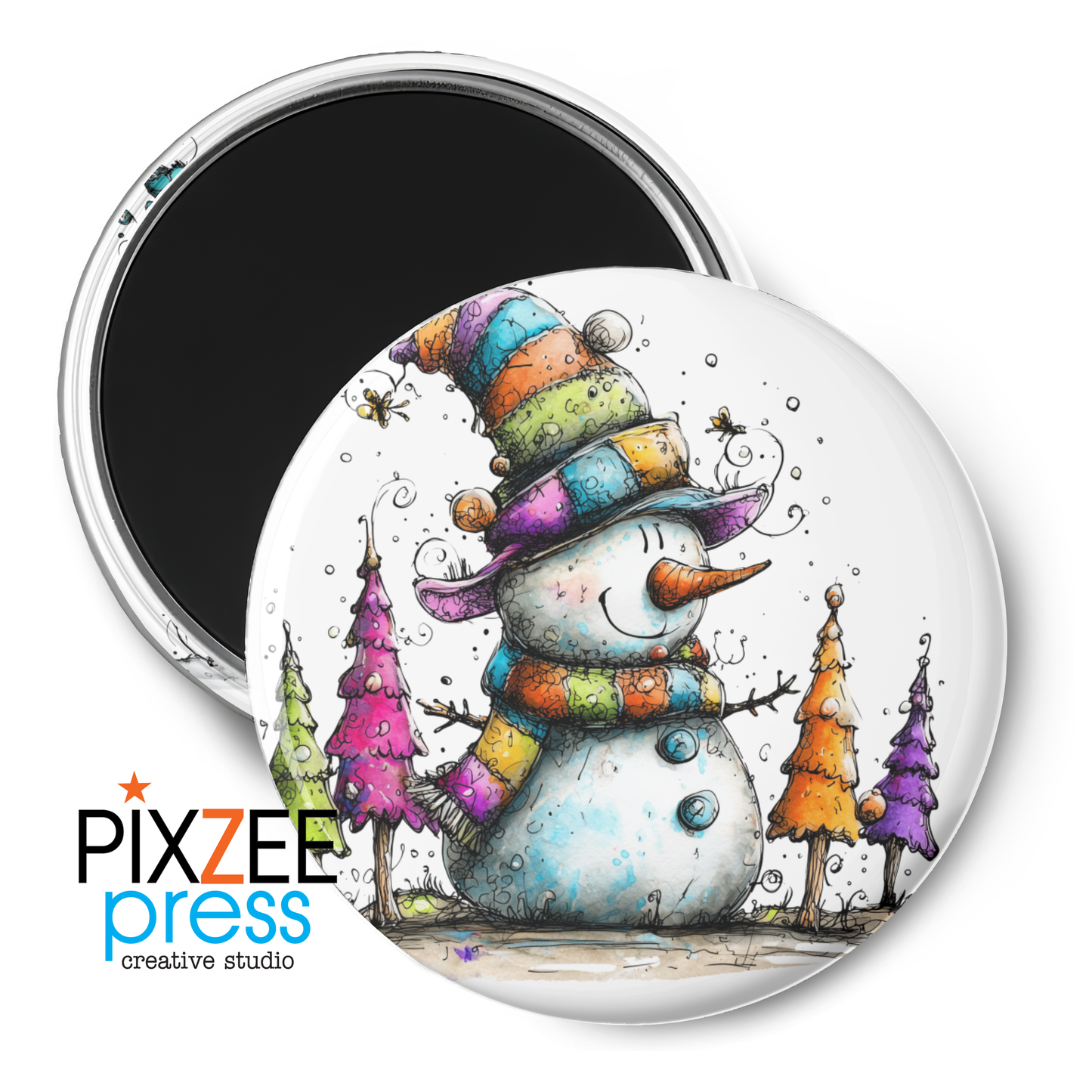 "Tree-mendously Festive"- Novelty Magnet