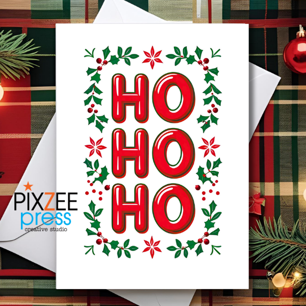 "Oh Ho No" - Holiday Greeting Card