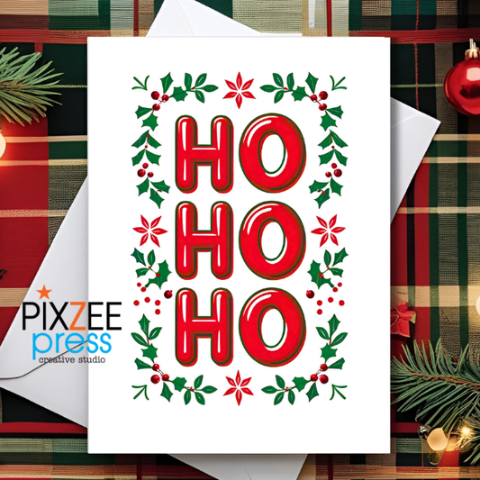 "Oh Ho No" - Holiday Greeting Card