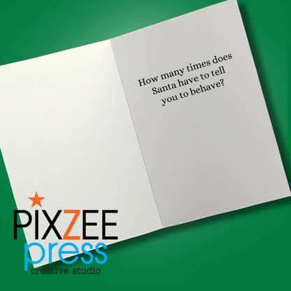 "Oh Ho No" - Holiday Greeting Card