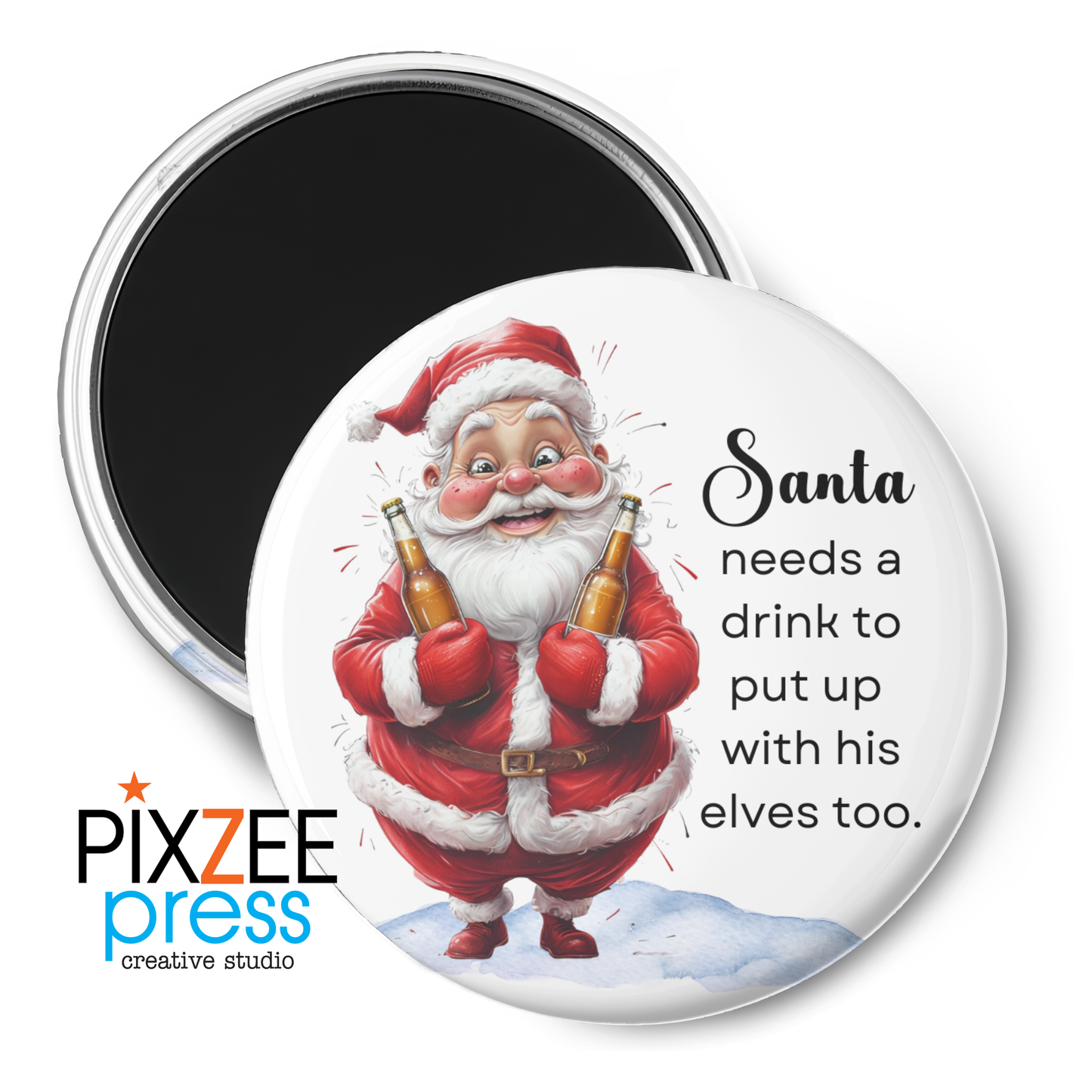"Santa's Elves" - Novelty Magnet
