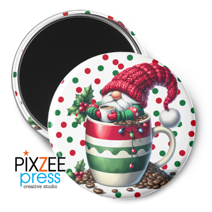 "Snowbert McFluff" - Novelty Magnet