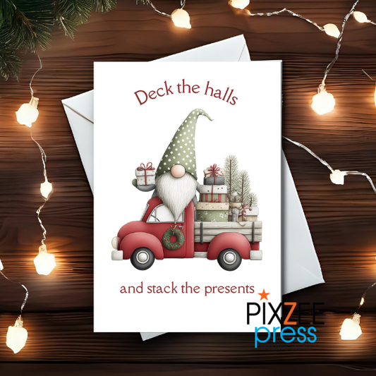 "Holiday Haulin'" - Holiday Greeting Card