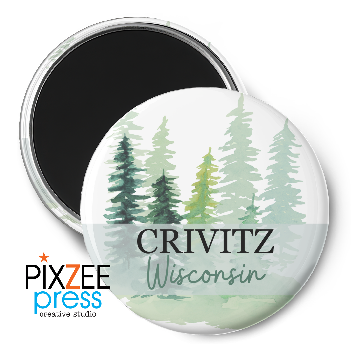 "Crivitz Pines" - Novelty Magnet